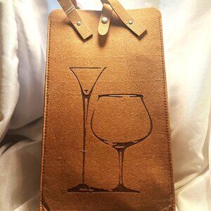 Wine Bag - Brown, New